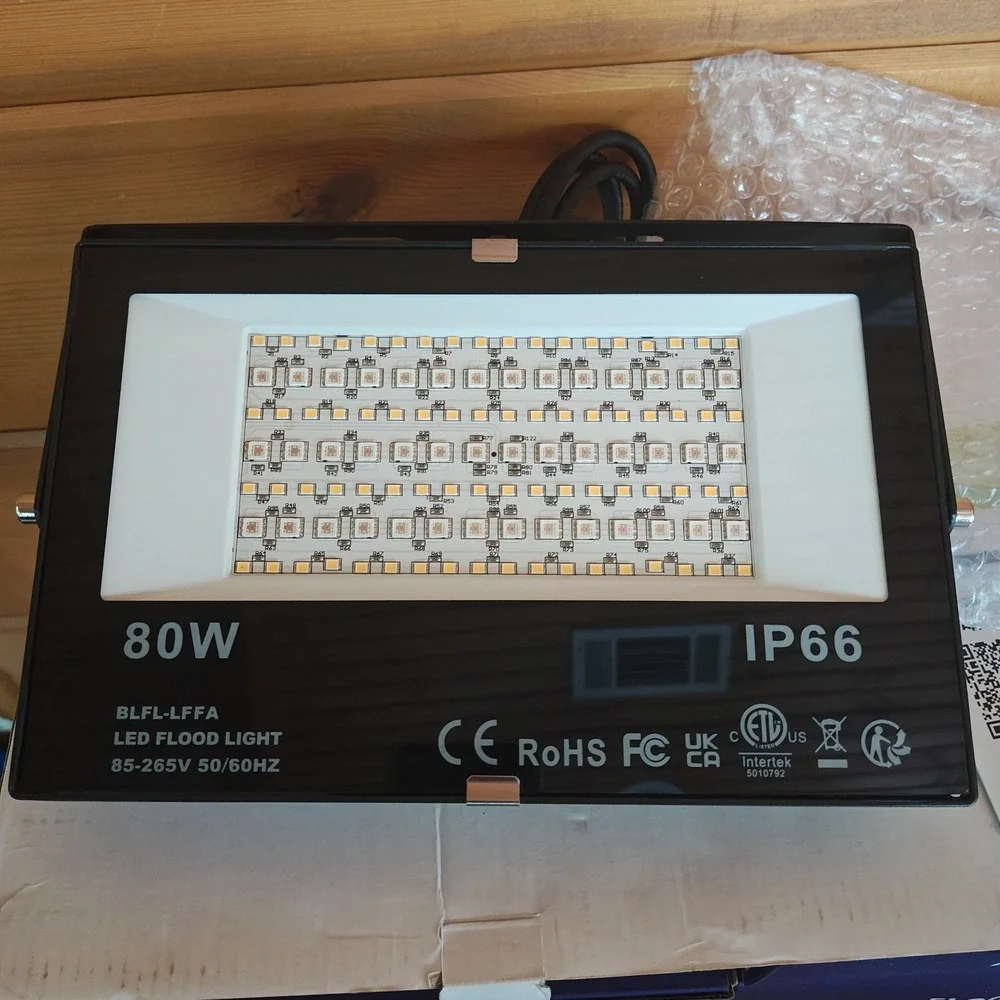 4 Pack LED‎ Flood Light Outdoor 800W Equivalent Bluetooth Smart Color Landscape
